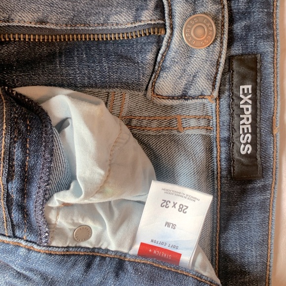 Express Men’s Slim, Stretch Jeans 28x32 - Picture 3 of 4